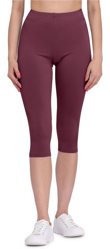 Bellivalini Leggings Damen 3/4 Capri Leggings aus Viskose BLV50-148 (1-tlg) elastischer Bund von Bellivalini