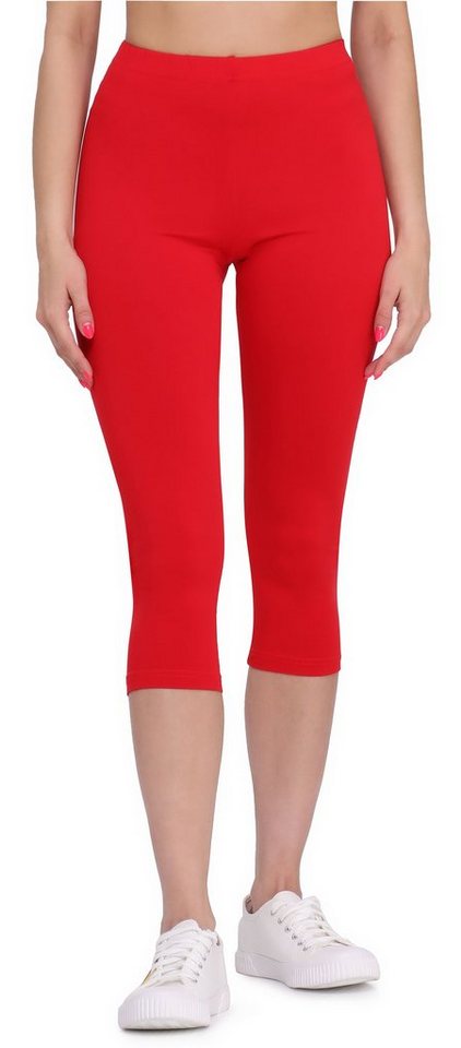 Bellivalini Leggings Damen 3/4 Capri Leggings aus Viskose BLV50-148 (1-tlg) elastischer Bund von Bellivalini