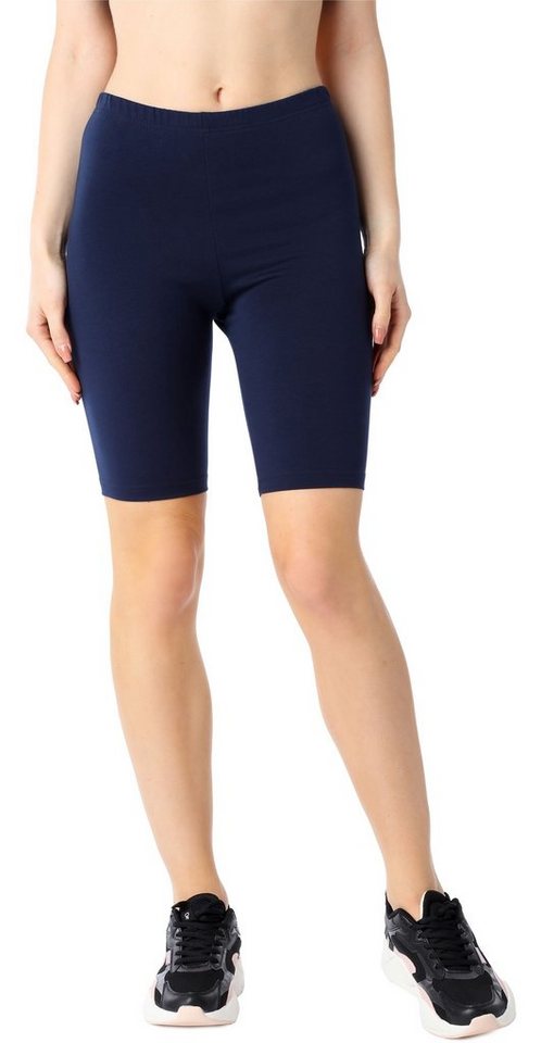 Bellivalini Leggings Damen Kurze Leggings aus Bio-Baumwolle BLV50-185 (1-tlg) elastischer Bund von Bellivalini