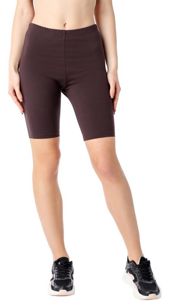 Bellivalini Leggings Damen Kurze Leggings aus Bio-Baumwolle BLV50-185 (1-tlg) elastischer Bund von Bellivalini