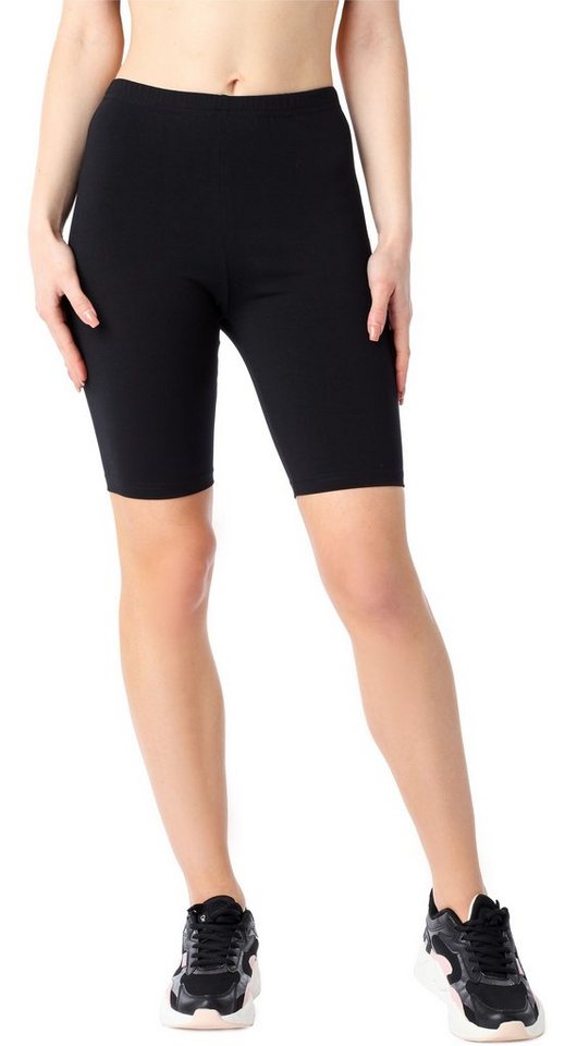 Bellivalini Leggings Damen Kurze Leggings aus Bio-Baumwolle BLV50-185 (1-tlg) elastischer Bund von Bellivalini