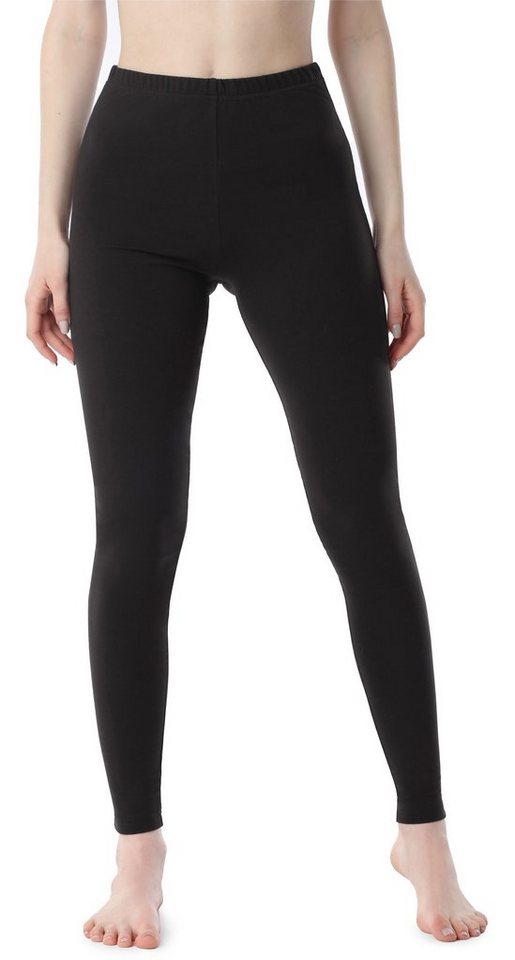 Bellivalini Leggings Damen Lange Leggings aus Baumwolle BLV50-198 (1-tlg) elastischer Bund von Bellivalini