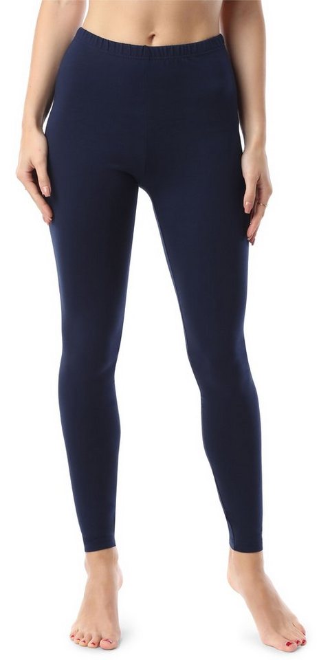 Bellivalini Leggings Damen Lange Leggings aus Bio-Baumwolle BLV50-183 (1-tlg) elastischer Bund von Bellivalini