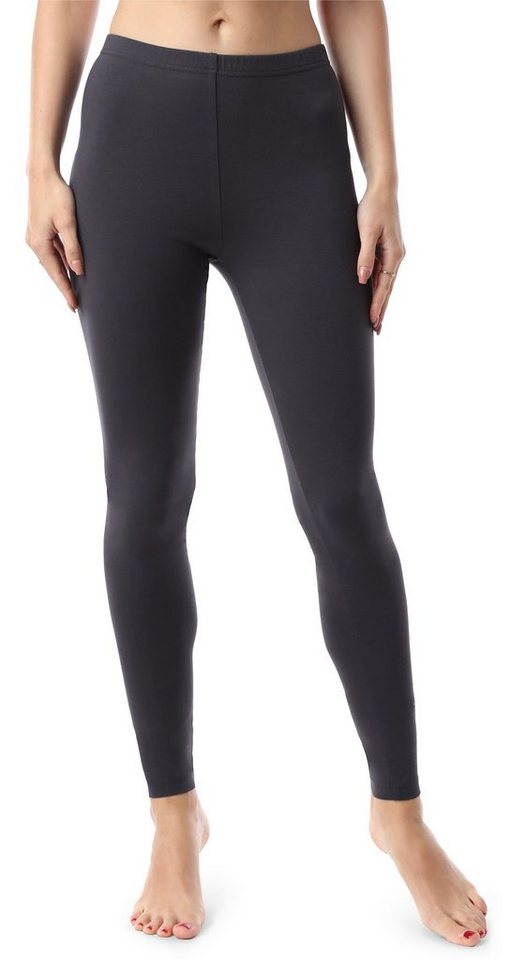 Bellivalini Leggings Damen Lange Leggings aus Bio-Baumwolle BLV50-183 (1-tlg) elastischer Bund von Bellivalini