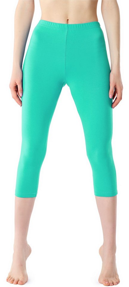 Bellivalini Leggings Damen Leggings 3/4 aus Viskose BLV50-204 (1-tlg) elastischer Bund von Bellivalini