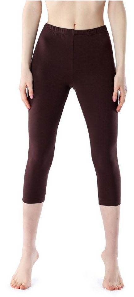 Bellivalini Leggings Damen Leggings 3/4 aus Viskose BLV50-204 (1-tlg) elastischer Bund von Bellivalini