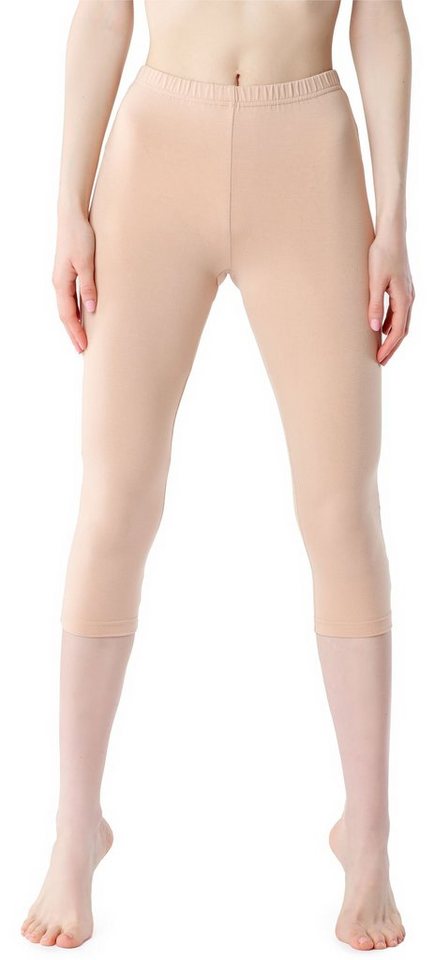 Bellivalini Leggings Damen Leggings 3/4 aus Viskose BLV50-204 (1-tlg) elastischer Bund von Bellivalini