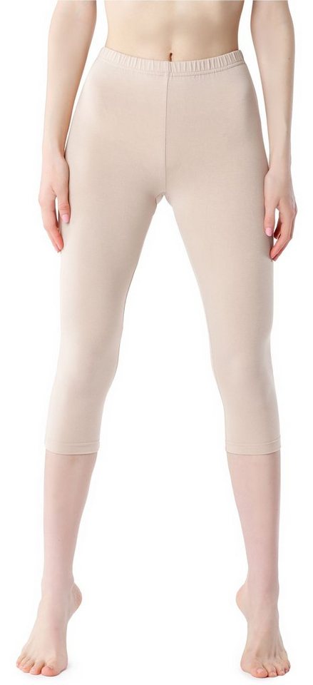 Bellivalini Leggings Damen Leggings 3/4 aus Viskose BLV50-204 (1-tlg) elastischer Bund von Bellivalini