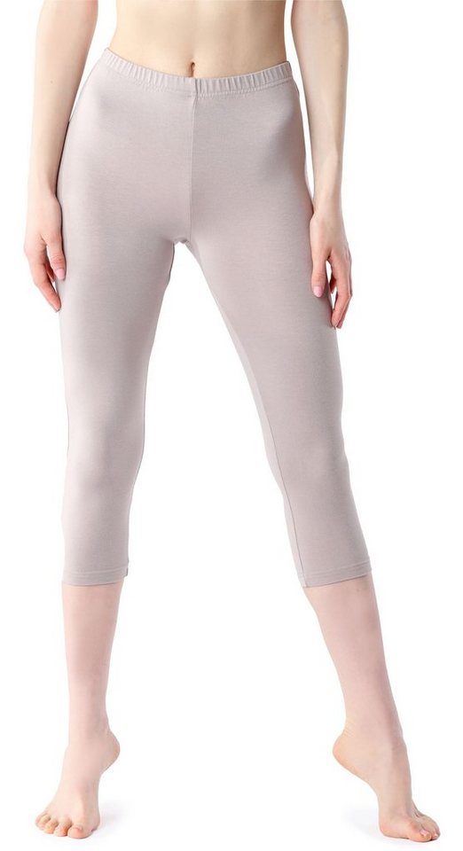 Bellivalini Leggings Damen Leggings 3/4 aus Viskose BLV50-204 (1-tlg) elastischer Bund von Bellivalini