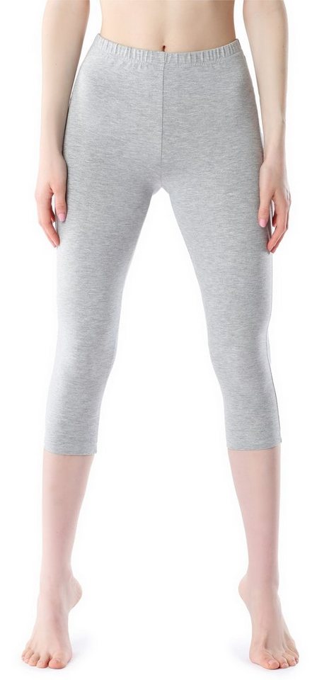 Bellivalini Leggings Damen Leggings 3/4 aus Viskose BLV50-204 (1-tlg) elastischer Bund von Bellivalini