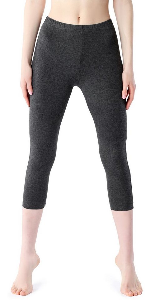 Bellivalini Leggings Damen Leggings 3/4 aus Viskose BLV50-204 (1-tlg) elastischer Bund von Bellivalini