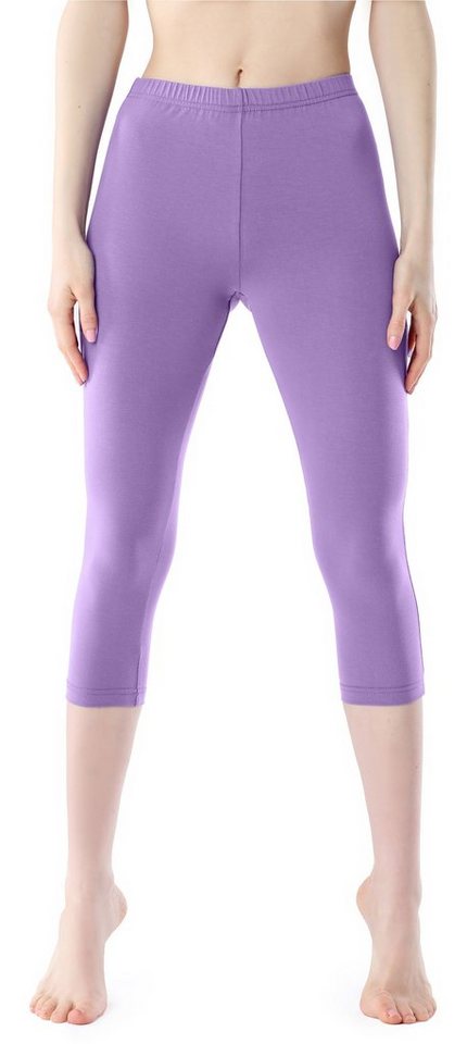 Bellivalini Leggings Damen Leggings 3/4 aus Viskose BLV50-204 (1-tlg) elastischer Bund von Bellivalini