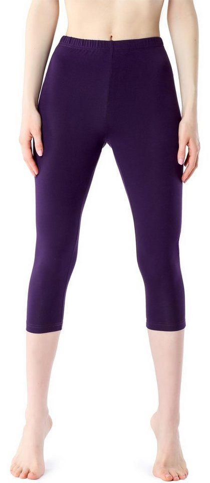 Bellivalini Leggings Damen Leggings 3/4 aus Viskose BLV50-204 (1-tlg) elastischer Bund von Bellivalini