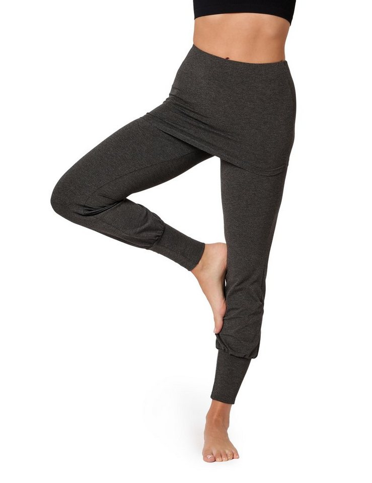 Bellivalini Leggings Damen Yogahose mit Rock Lang Trainingshose BLV50-275 (1-tlg) ohne von Bellivalini