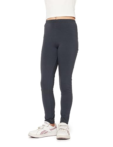 Bellivalini Mädchen Lange Leggings aus Baumwolle BLV50-279 (Graphite, 158) von Bellivalini