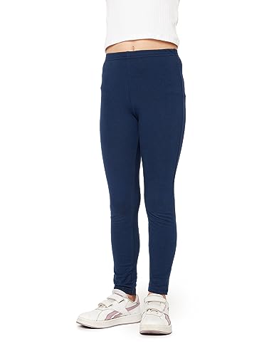 Bellivalini Mädchen Lange Leggings aus Baumwolle BLV50-279 (Marineblau, 158) von Bellivalini