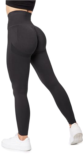 Bellivalini Sport Leggings Damen High Waist Po Push Up Gym Fitness BLV50-255 (Graphite, L) von Bellivalini