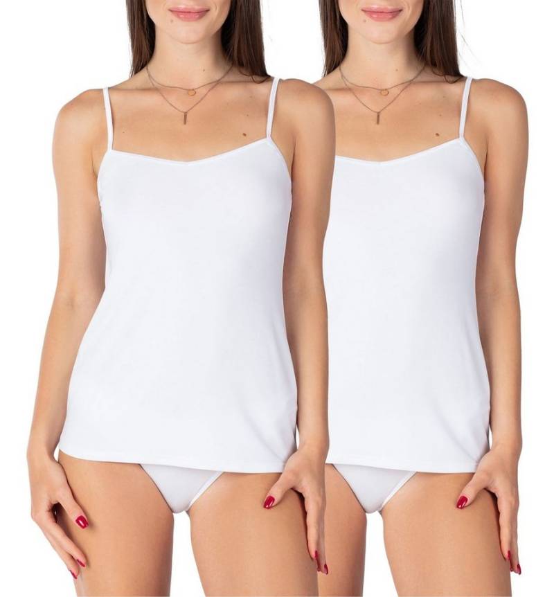 Bellivalini Unterhemd Damen Spaghettitop BLV50-218 aus Viskose von Bellivalini