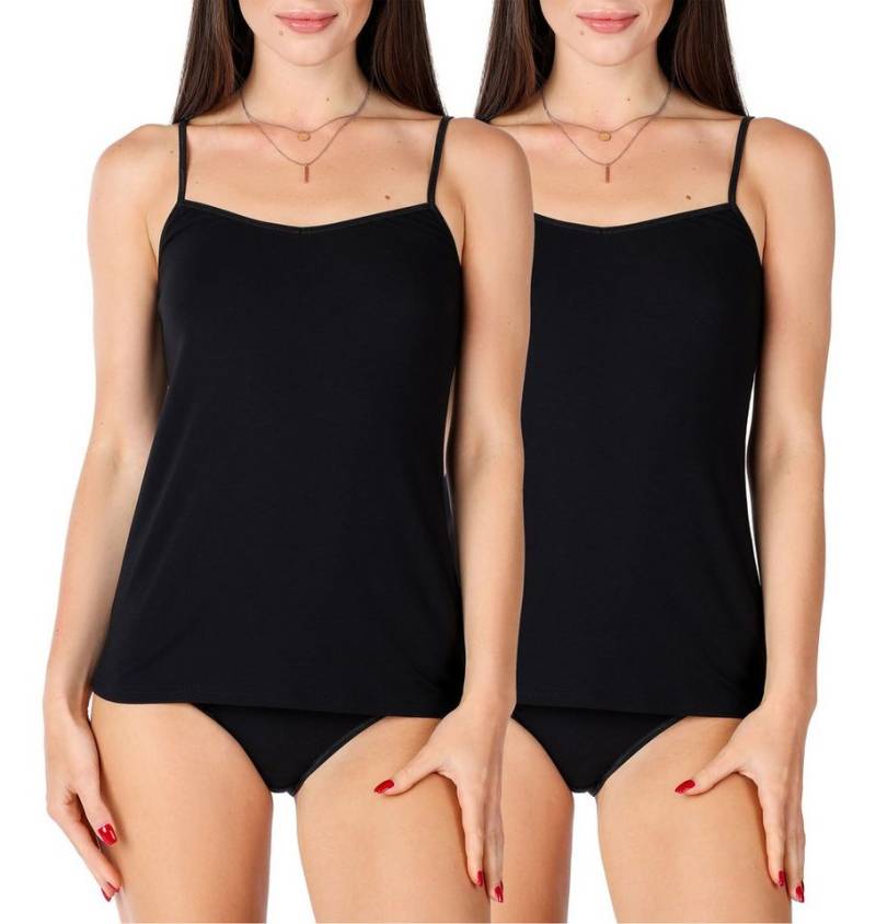 Bellivalini Unterhemd Damen Spaghettitop BLV50-218 aus Viskose von Bellivalini