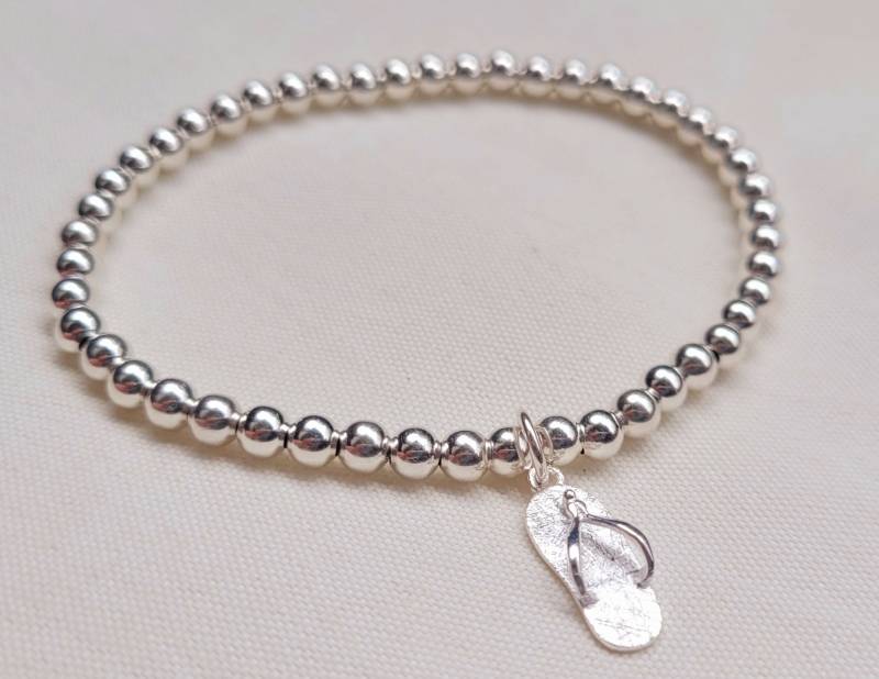 Kugelarmband Flip-Flop 925 Silber von Belloarmband