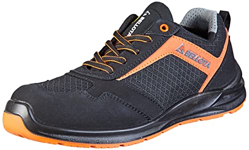 Bellota FTW05-40BO S1P - Chaussures de Sécurité Flex Nitro, Chaussures de Travail Respirante, Légères, flexibles et Extra Matelassées, Couleur Noire et Orange, Unisexe, Taille 40 von Bellota