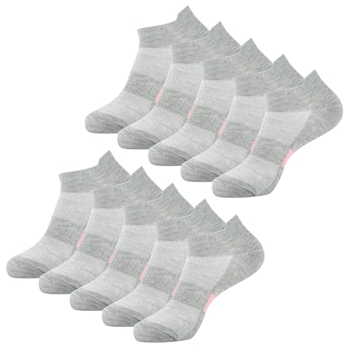 Belloxis 10 Paare Sneaker Socken Damen 39-42 Tennissocken Wandersocken Sportsocken Damen 39-42 Laufsocken Sneakersocken Atmungsaktive Kurz Knöchelsocken von Belloxis