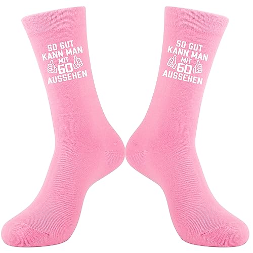 Belloxis 60 Geburtstag Frau Geschenk Socken Damen 39-42 60. Geburtstag Geschenk Geschenke zum 60 Geburtstag Frau Geschenkideen 60 Geburtstag Frau Geschenke für Mama Oma Geschenk von Belloxis