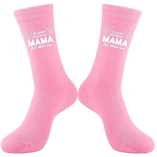 Belloxis Geschenke für Mama Socken Damen 39-42 Mama Geschenk Mutter Geschenk Geburtstagsgeschenk für Mama Beste Mama Geschenk Geschenkideen für die Mutter Kuschelsocken von Belloxis