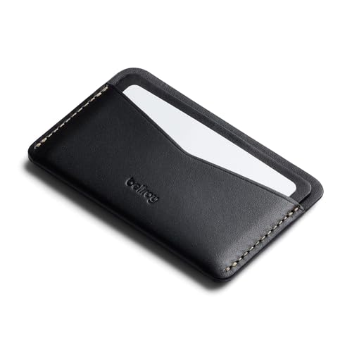 Bellroy Card Slip (minimalistisches Kartenetui aus Leder mit Platz für bis zu 4 Karten) - Black von Bellroy