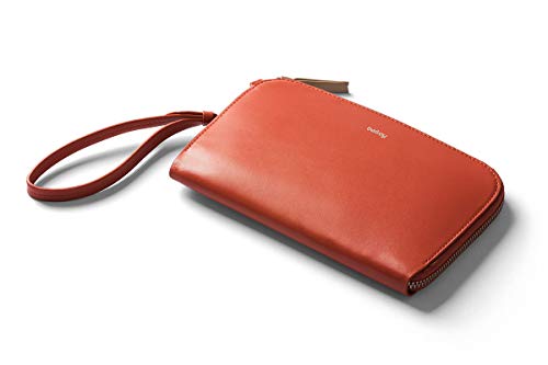 Bellroy Clutch, Damen Leder Tasche Handtasche oder Geldbörse (für 9+ Karten, Bargeld, Smartphone, kleine persönliche Dinge) - Tangelo von Bellroy