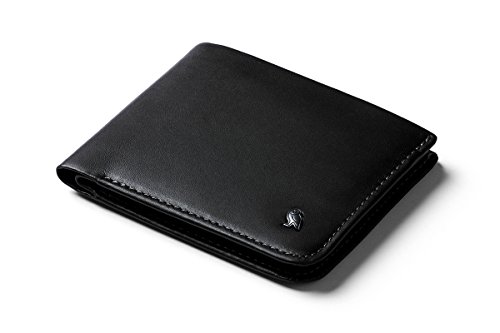 Bellroy Hide & Seek – schlanke Lederbörse, optional RFID-Schutz (max. 12 Karten und Scheine) - Black - RFID von Bellroy