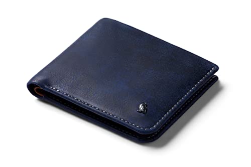 Bellroy Hide & Seek – schlanke Lederbörse, optional RFID-Schutz (max. 12 Karten und Scheine) - Ocean von Bellroy