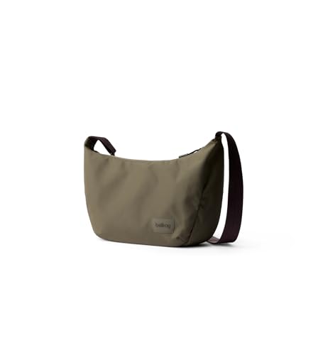 Bellroy Laneway Crescent Bag (2,5 Liter Mini-Crossbody Tasche für jeden Tag mit Innen- und Außentaschen, verstellbarem Riemen und überraschendem Stauraum) - SeaKelp von Bellroy