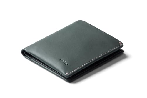 Bellroy Note Sleeve – dünne Lederbörse, optional RFID-Schutz (max. 11 Karten und Scheine) - Everglade von Bellroy