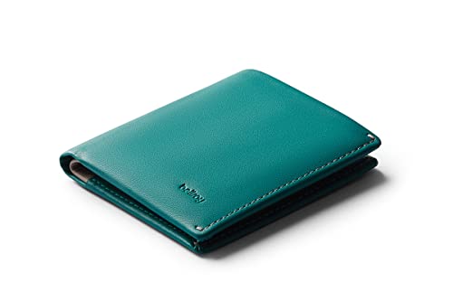 Bellroy Note Sleeve – dünne Lederbörse, optional RFID-Schutz (max. 11 Karten und Scheine) - Teal von Bellroy