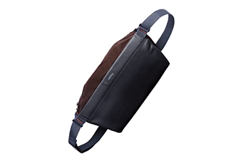 Bellroy Sling Premium (Leder, Unisex Kompakte Umhängetasche, Bauchtasche, Wasserabweisende Materialien) - Deep Plum von Bellroy