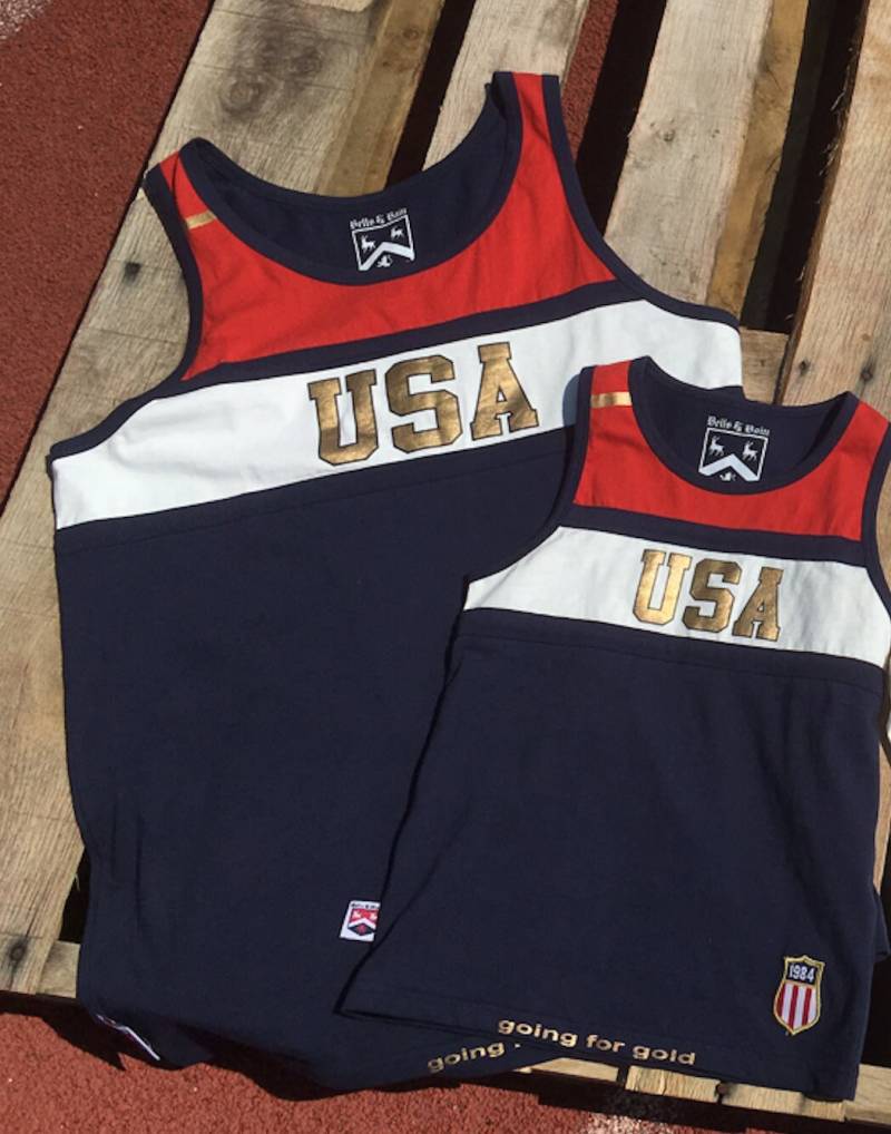 Vintage Inspirierter Usa Tank von BellsAndBain