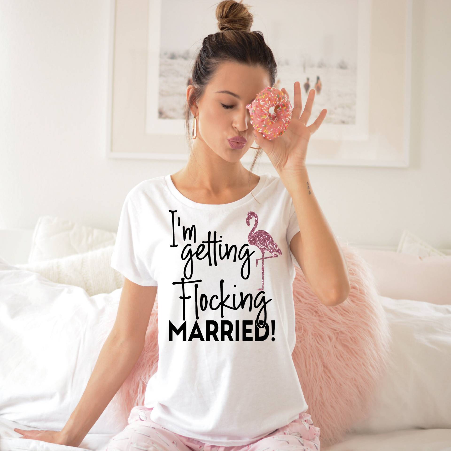 Flamingo Junggesellinnenabschied Shirt, Heiraten, Brautjungfer Geschenk von BellsandBalloons