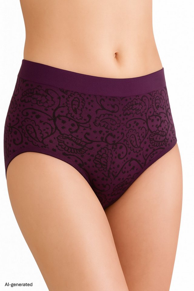 Belly Cloud Funktionsslip Bauchweg-Slip Paisley 2er (2-St) von Belly Cloud