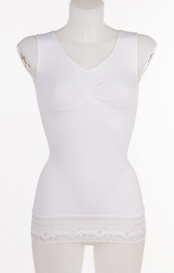 Belly Cloud Shapinghemd Shaping Hemd mit Glitzerspitze am Bund von Belly Cloud