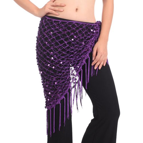 BellyLady Bauchtanztuch, ägyptisches Dreieckstuch, Geschenkidee zu Halloween Gr. Einheitsgröße, lavendel BellyLady Bauchtanztuch, ägyptisches Dreieckstuch, Geschenkidee zu Halloween Gr. Einheitsgröße, lavendel von BellyLady