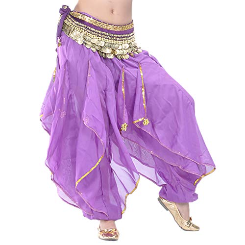 BellyLady Belly Dance Harem Pants Tribal Chiffon Hose, Valentinstag-Geschenk-Idee - lila BellyLady Belly Dance Harem Pants Tribal Chiffon Hose, Valentinstag-Geschenk-Idee - lila von BellyLady