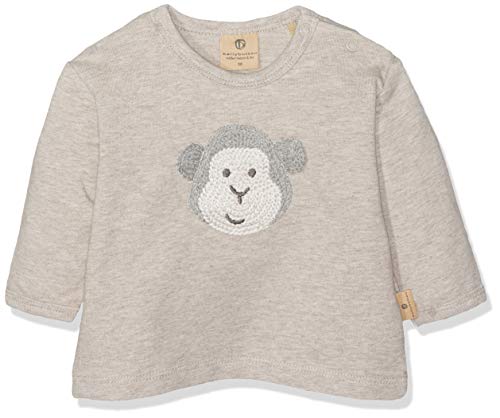 Bellybutton mother nature & me Baby-Jungen 1/1 Arm Sweatshirt, Beige (Walnuss Melange|Beige 8138), 68 von Bellybutton mother nature & me