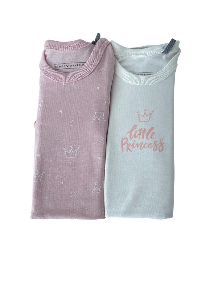 Bellybutton Langarmbody Newborn Girls (1-tlg) Bellybutton Mädchen Body Doppelpack – Langarm, Creme/Rose von Bellybutton