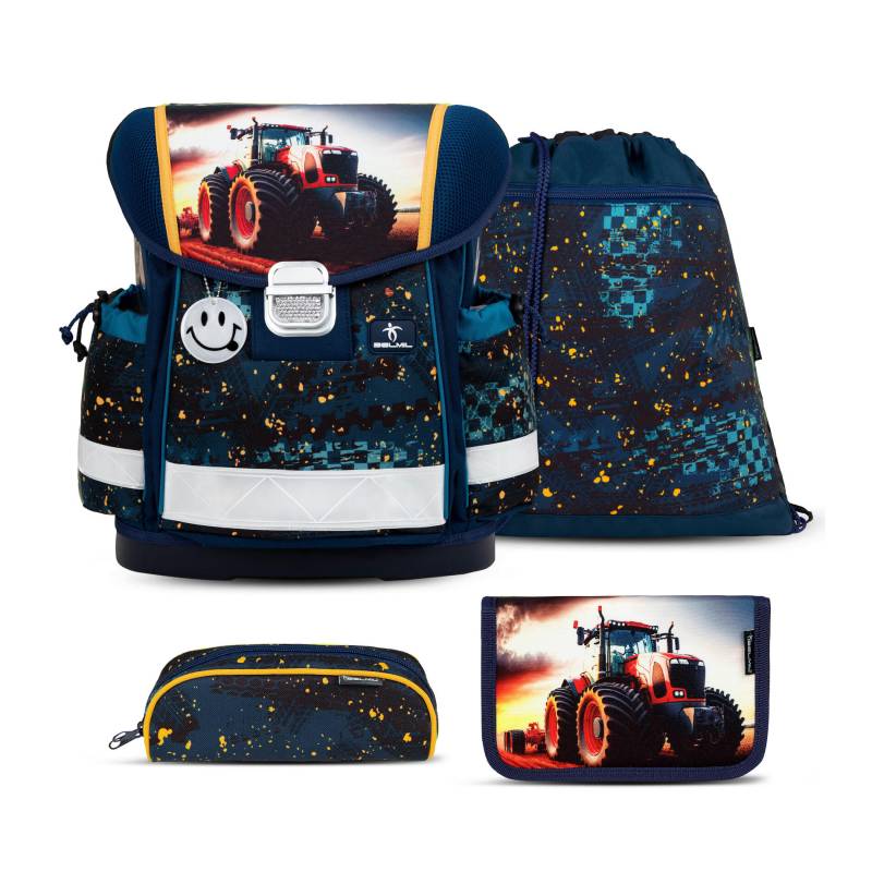 Belmil - Belmil Classy ergonomisches Schulranzenset 4tlg. - Tractron Koffer24 von Belmil