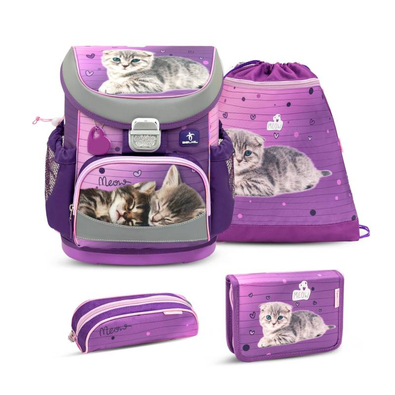 Belmil - Belmil Mini-Fit ergonomisches Schulranzenset 4tlg. - Little Caty Koffer24 von Belmil