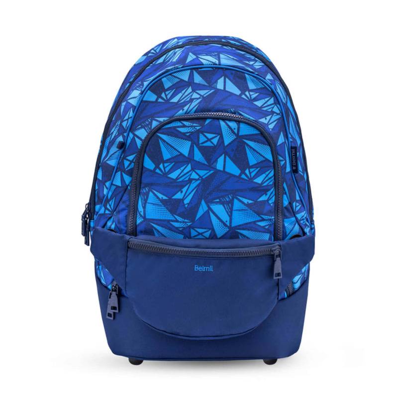 Belmil - Belmil Premium 2-IN-1 Schultasche & Gürteltasche 2-teilig - Glacier Blue Koffer24 von Belmil
