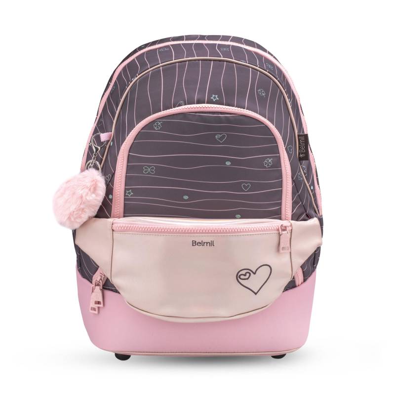 Belmil - Belmil Premium 2-IN-1 Schultasche & Gürteltasche 2-teilig - Mint Koffer24 von Belmil