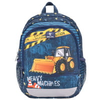 Belmil Kiddy Plus Kindergartenrucksack Heavy Machinery von Belmil