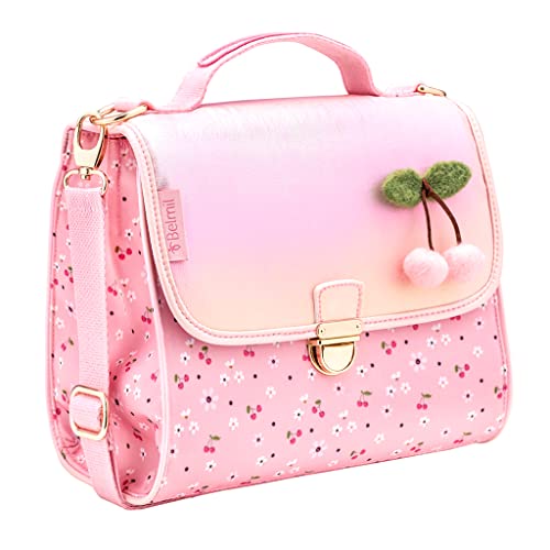 Belmil Premium Petite Kindergarten Schultertaschen für Mädchen (Cherry Blossom) von Belmil